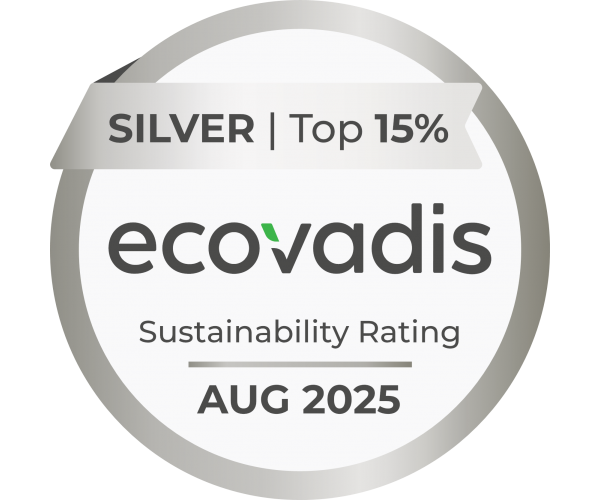 We have been awarded the ECOVADIS silver medal!