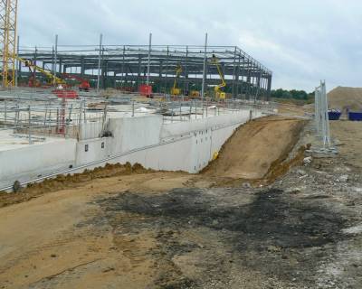 Etanchéité et drainage des parois d'un parking souterrains