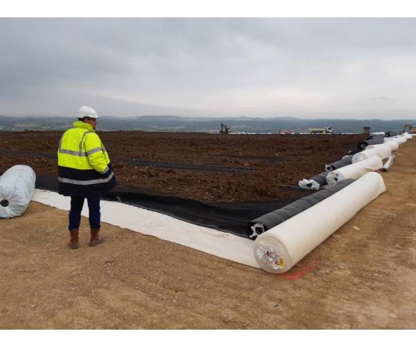 150,000 m2 of DRAINTUBE installed in Valmy